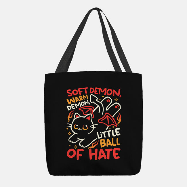 Soft Demon Warm Demon-None-Basic Tote-Bag-NemiMakeit