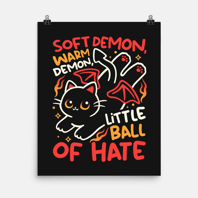 Soft Demon Warm Demon-None-Matte-Poster-NemiMakeit