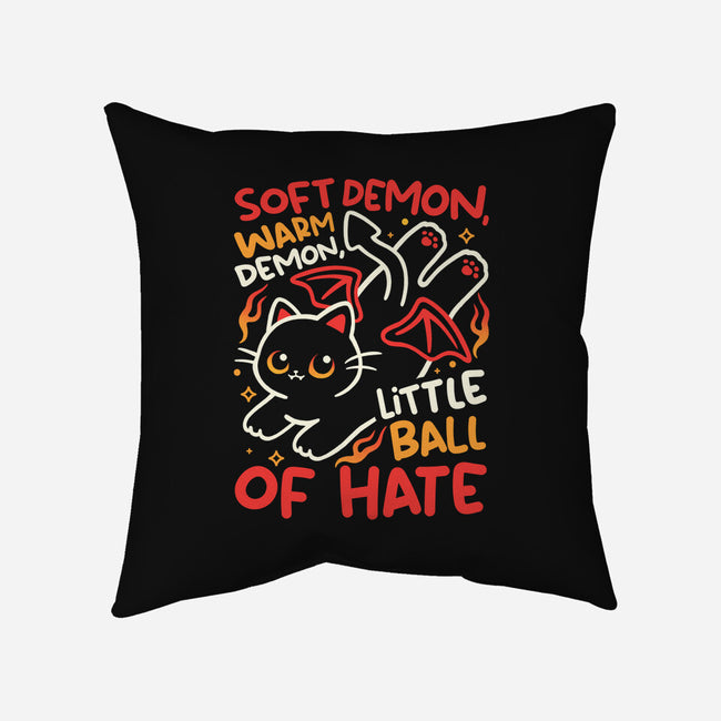 Soft Demon Warm Demon-None-Removable Cover w Insert-Throw Pillow-NemiMakeit