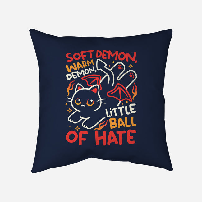 Soft Demon Warm Demon-None-Removable Cover w Insert-Throw Pillow-NemiMakeit