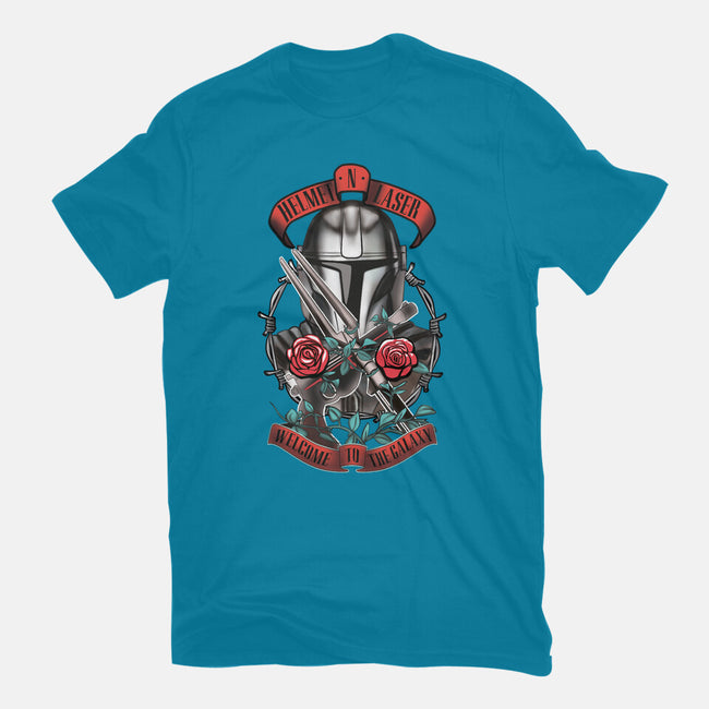 Helmet N Laser-Mens-Heavyweight-Tee-Samuel