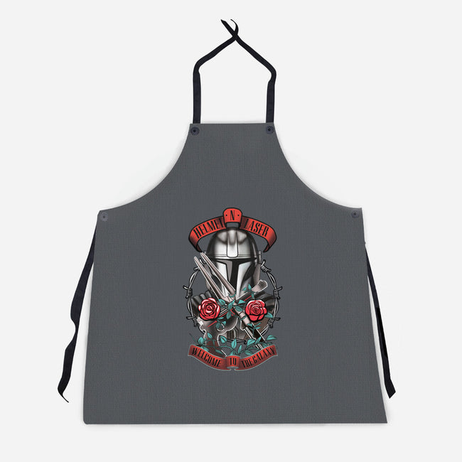 Helmet N Laser-Unisex-Kitchen-Apron-Samuel