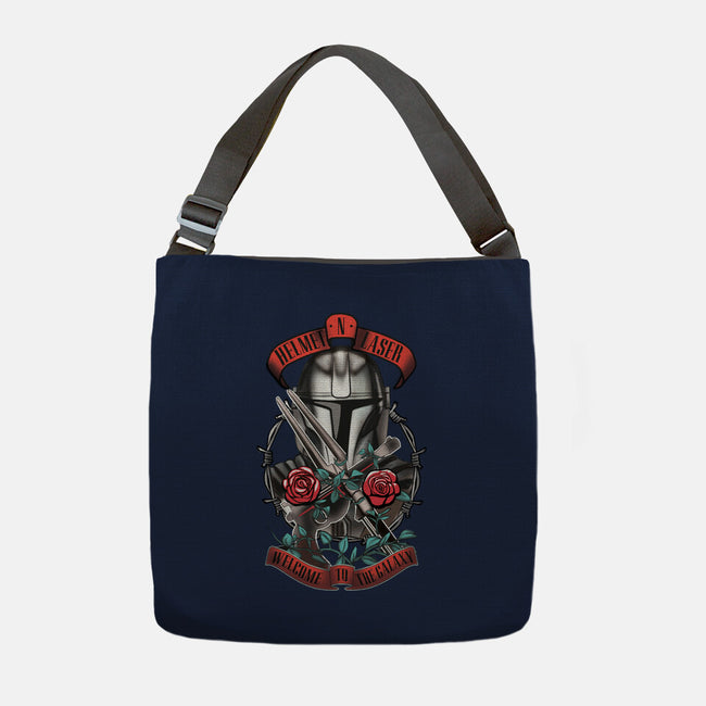 Helmet N Laser-None-Adjustable Tote-Bag-Samuel