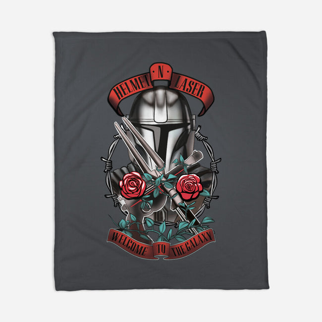 Helmet N Laser-None-Fleece-Blanket-Samuel