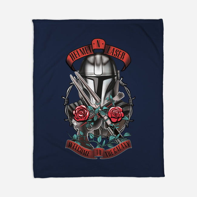 Helmet N Laser-None-Fleece-Blanket-Samuel