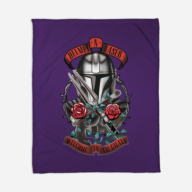 Helmet N Laser-None-Fleece-Blanket-Samuel