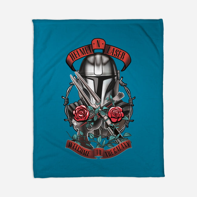 Helmet N Laser-None-Fleece-Blanket-Samuel