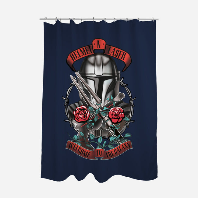 Helmet N Laser-None-Polyester-Shower Curtain-Samuel