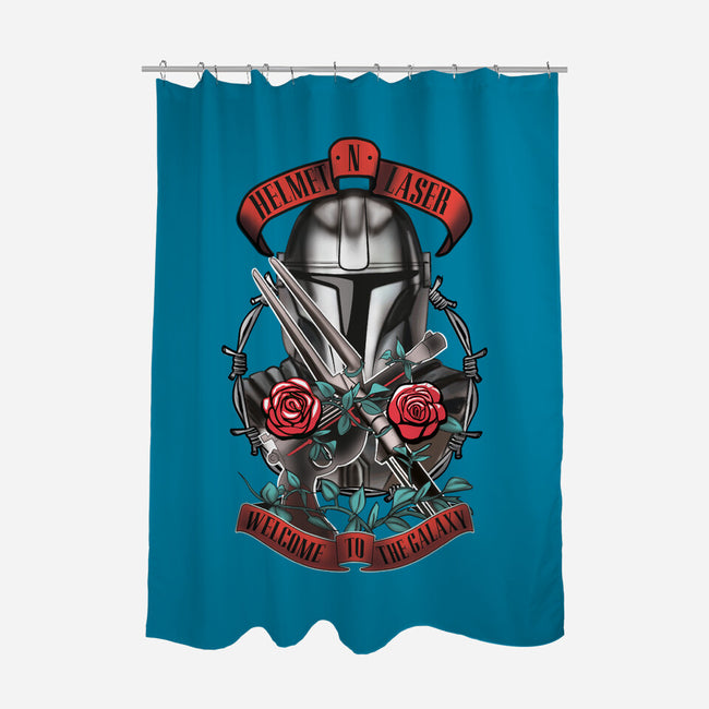 Helmet N Laser-None-Polyester-Shower Curtain-Samuel