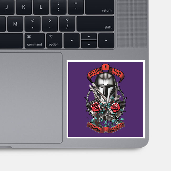 Helmet N Laser-None-Glossy-Sticker-Samuel