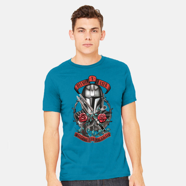 Helmet N Laser-Mens-Heavyweight-Tee-Samuel