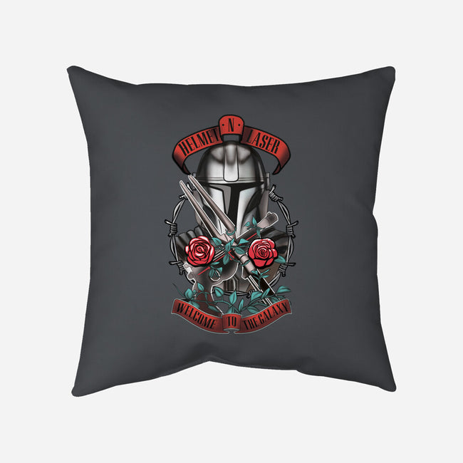 Helmet N Laser-None-Removable Cover w Insert-Throw Pillow-Samuel