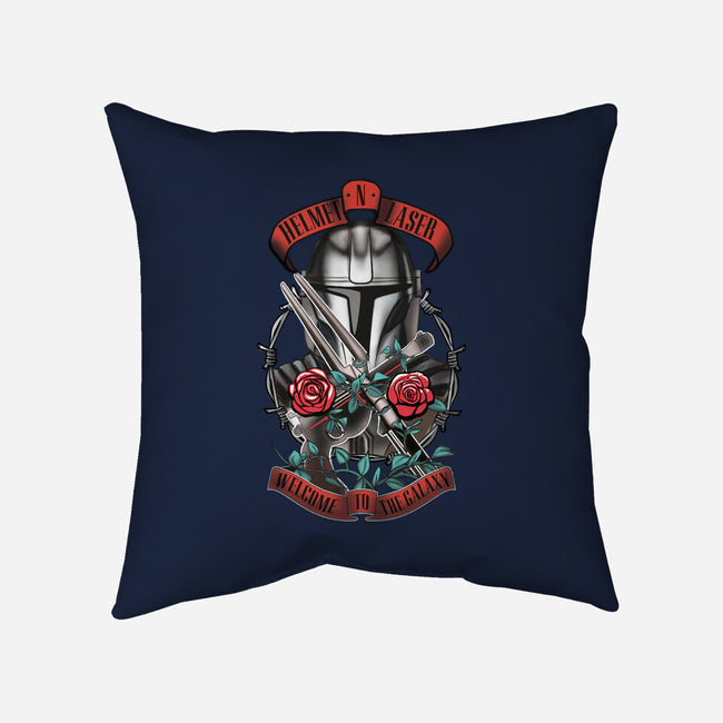 Helmet N Laser-None-Removable Cover w Insert-Throw Pillow-Samuel