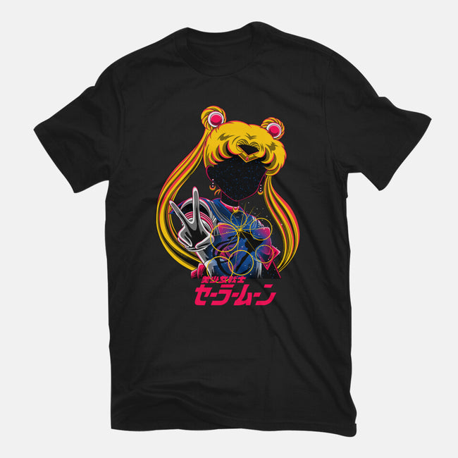Moon Princess Galaxy-Womens-Fitted-Tee-rmatix