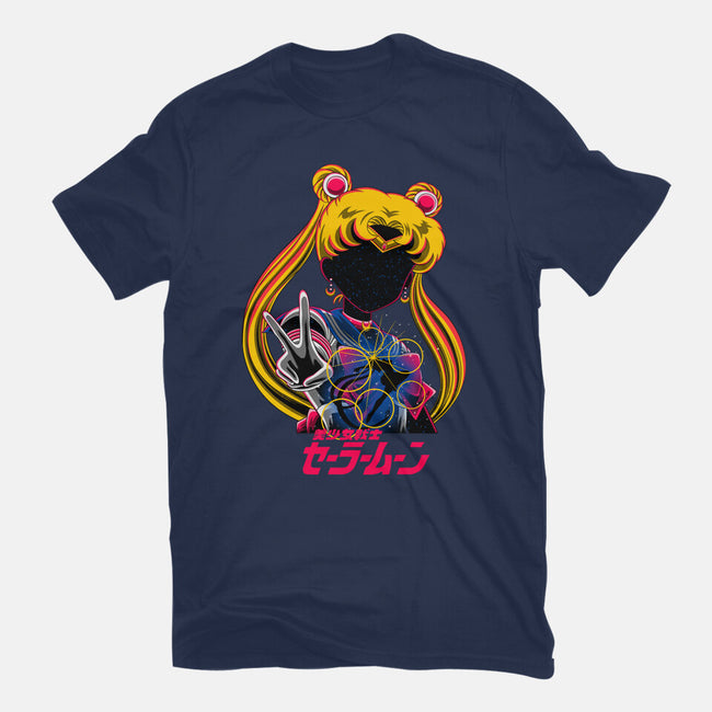 Moon Princess Galaxy-Womens-Fitted-Tee-rmatix