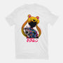 Moon Princess Galaxy-Womens-Fitted-Tee-rmatix