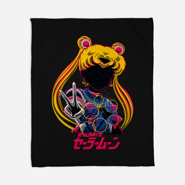 Moon Princess Galaxy-None-Fleece-Blanket-rmatix