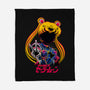 Moon Princess Galaxy-None-Fleece-Blanket-rmatix