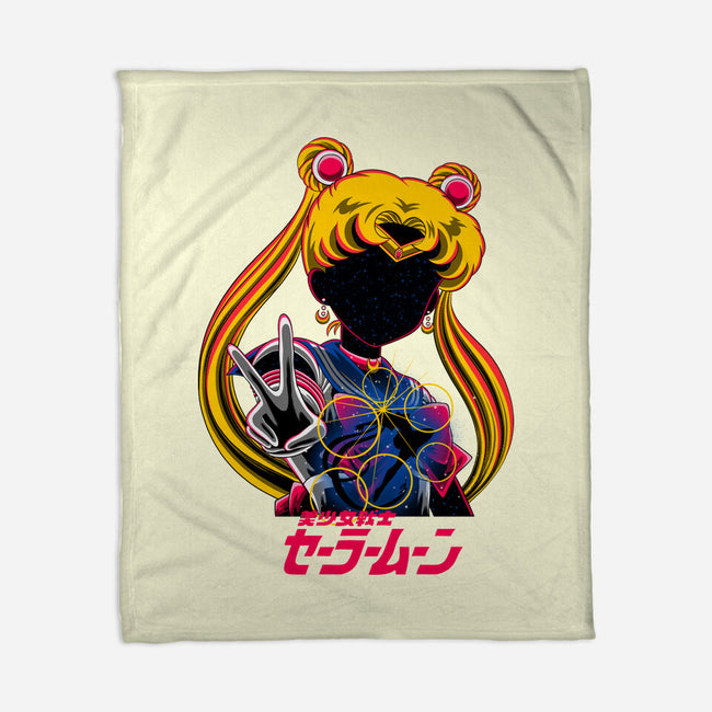 Moon Princess Galaxy-None-Fleece-Blanket-rmatix