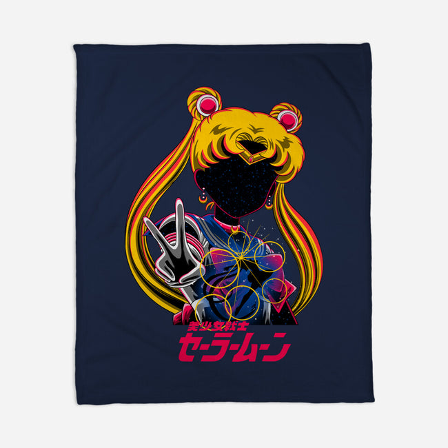 Moon Princess Galaxy-None-Fleece-Blanket-rmatix
