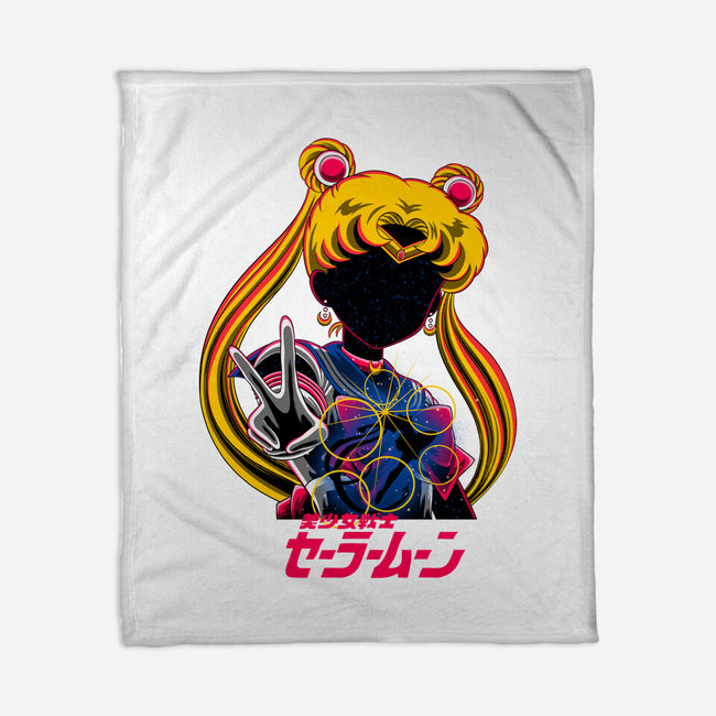 Moon Princess Galaxy-None-Fleece-Blanket-rmatix