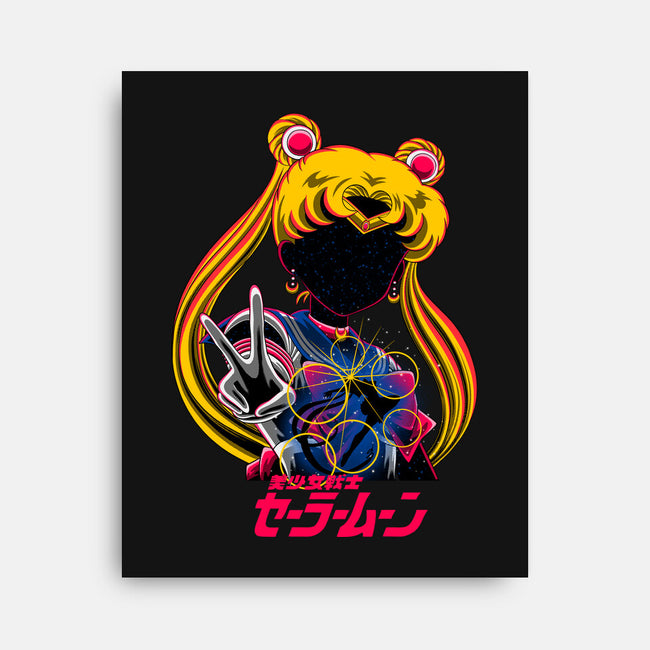 Moon Princess Galaxy-None-Stretched-Canvas-rmatix