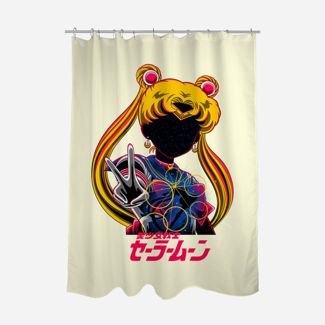 Moon Princess Galaxy-None-Polyester-Shower Curtain-rmatix