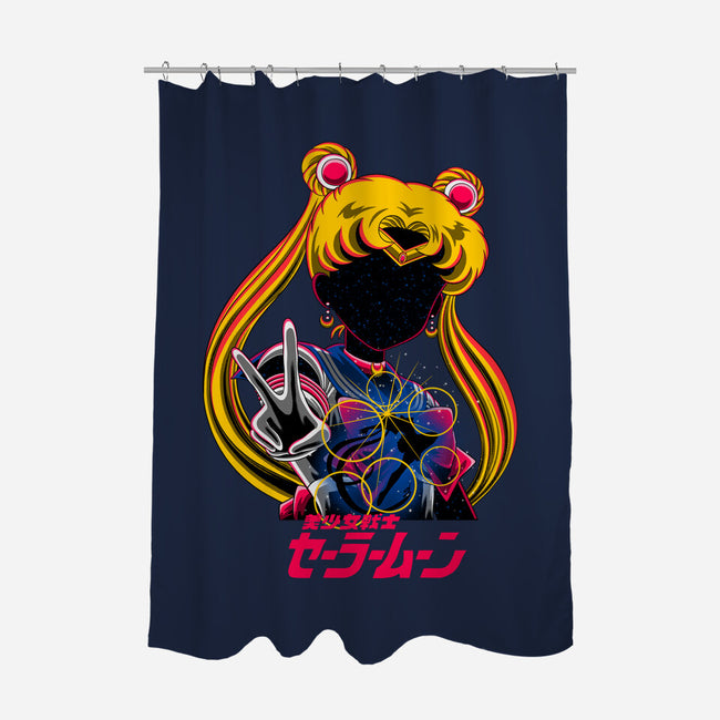 Moon Princess Galaxy-None-Polyester-Shower Curtain-rmatix