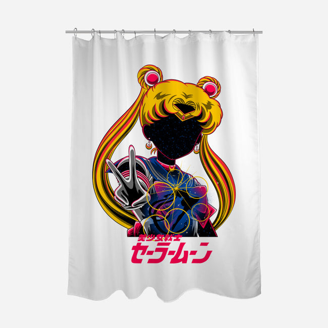 Moon Princess Galaxy-None-Polyester-Shower Curtain-rmatix