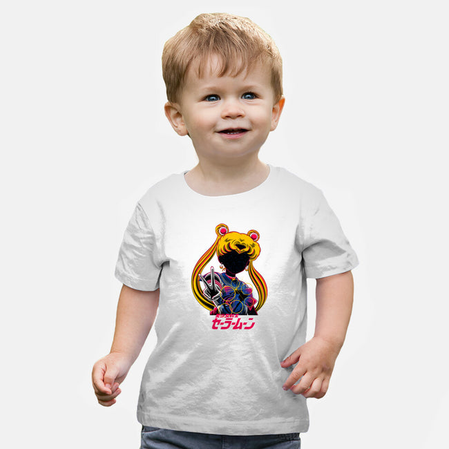 Moon Princess Galaxy-Baby-Basic-Tee-rmatix