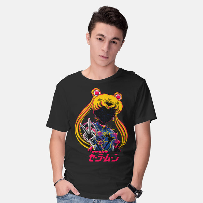 Moon Princess Galaxy-Mens-Basic-Tee-rmatix