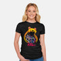 Moon Princess Galaxy-Womens-Fitted-Tee-rmatix