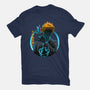 Death God Galaxy-Womens-Fitted-Tee-rmatix