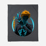 Death God Galaxy-None-Fleece-Blanket-rmatix