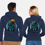 Death God Galaxy-Unisex-Zip-Up-Sweatshirt-rmatix