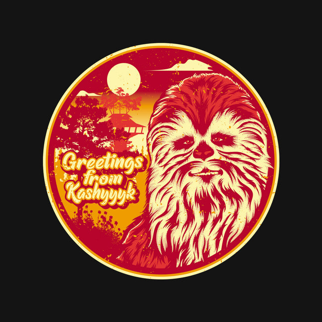 Greetings From The Forest Planet-Womens-Fitted-Tee-SuperEdu