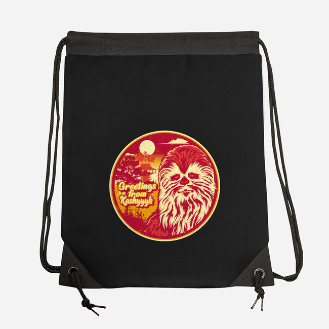 Greetings From The Forest Planet-None-Drawstring-Bag-SuperEdu