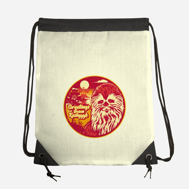 Greetings From The Forest Planet-None-Drawstring-Bag-SuperEdu