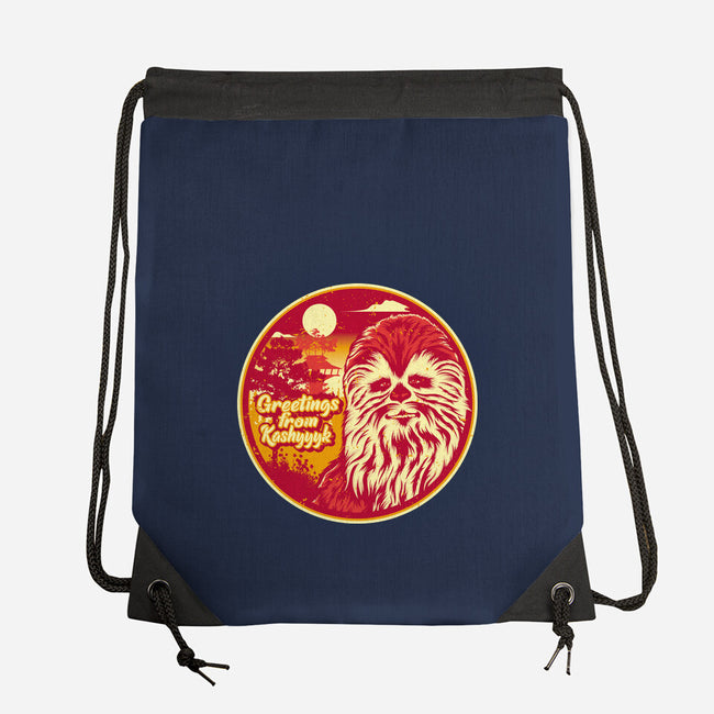 Greetings From The Forest Planet-None-Drawstring-Bag-SuperEdu