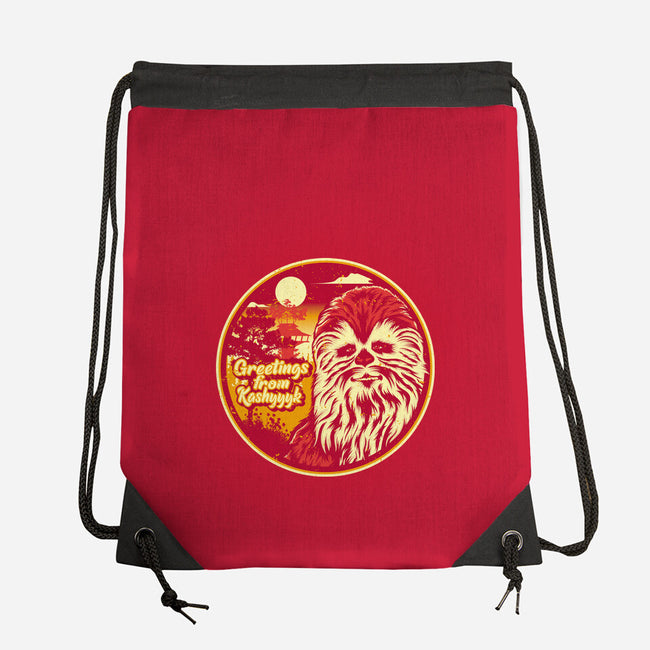 Greetings From The Forest Planet-None-Drawstring-Bag-SuperEdu