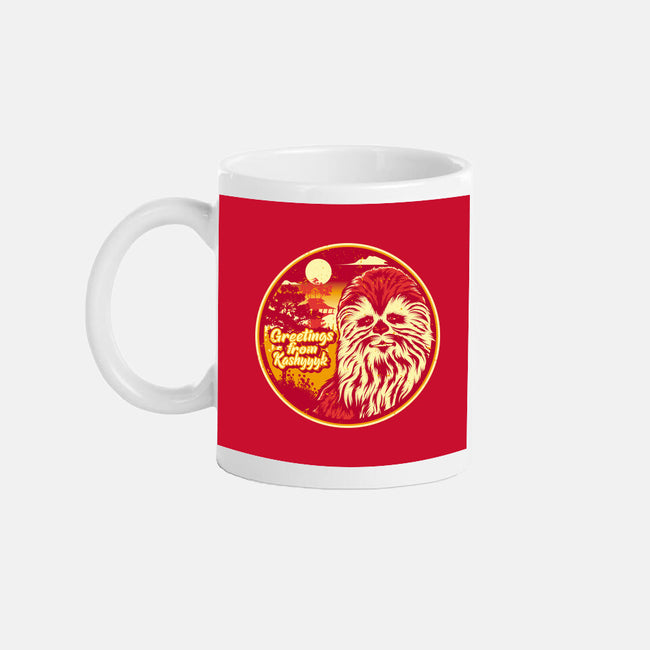 Greetings From The Forest Planet-None-Mug-Drinkware-SuperEdu