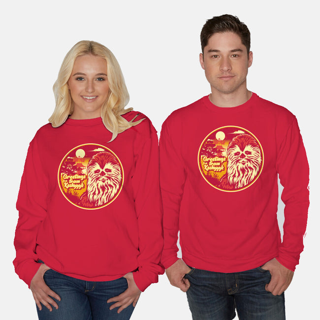 Greetings From The Forest Planet-Unisex-Crew Neck-Sweatshirt-SuperEdu