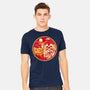 Greetings From The Forest Planet-Mens-Heavyweight-Tee-SuperEdu
