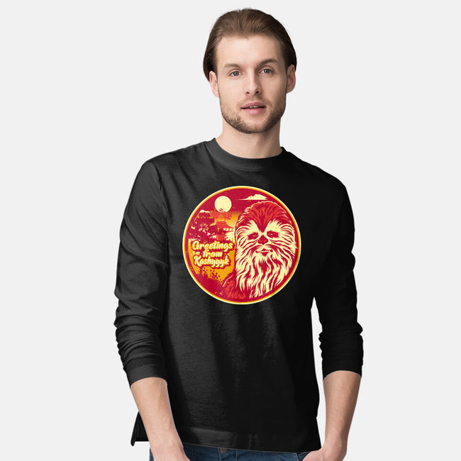 Greetings From The Forest Planet-Mens-Long Sleeved-Tee-SuperEdu