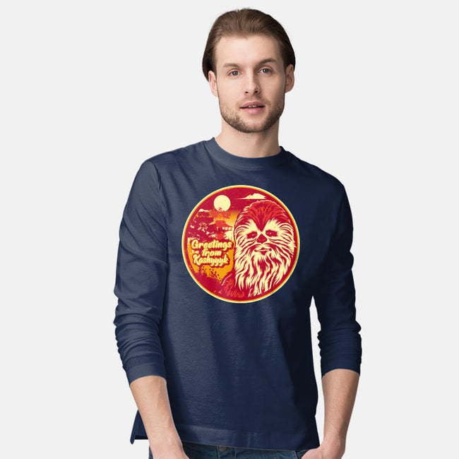 Greetings From The Forest Planet-Mens-Long Sleeved-Tee-SuperEdu