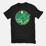 Greetings From The Swamp Planet-Womens-Fitted-Tee-SuperEdu