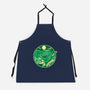 Greetings From The Swamp Planet-Unisex-Kitchen-Apron-SuperEdu