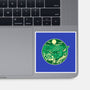 Greetings From The Swamp Planet-None-Glossy-Sticker-SuperEdu