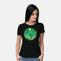 Greetings From The Swamp Planet-Womens-Basic-Tee-SuperEdu