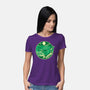 Greetings From The Swamp Planet-Womens-Basic-Tee-SuperEdu